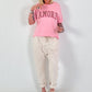 T-Shirt Amore - rosa