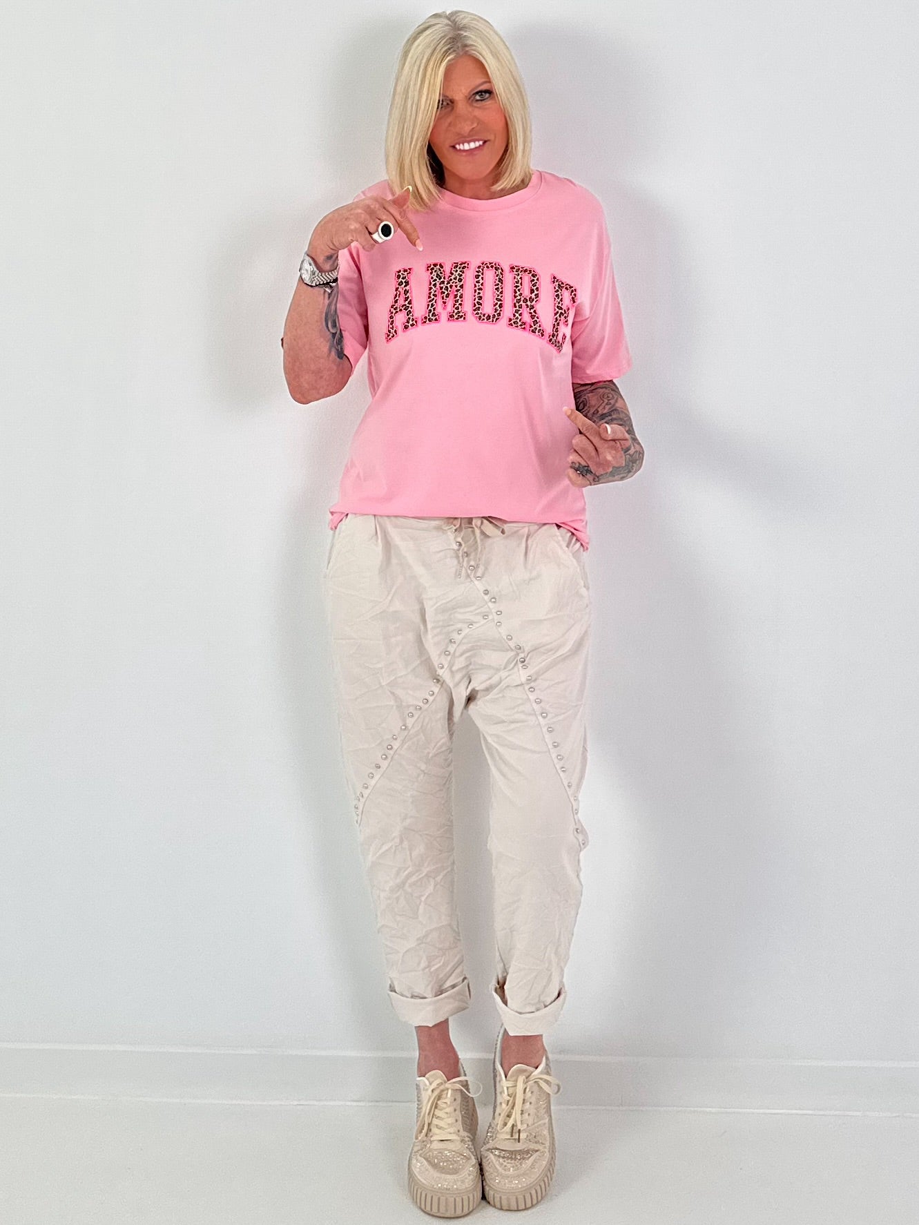 T-Shirt Amore - rosa