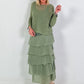 Light knit sweater - khaki