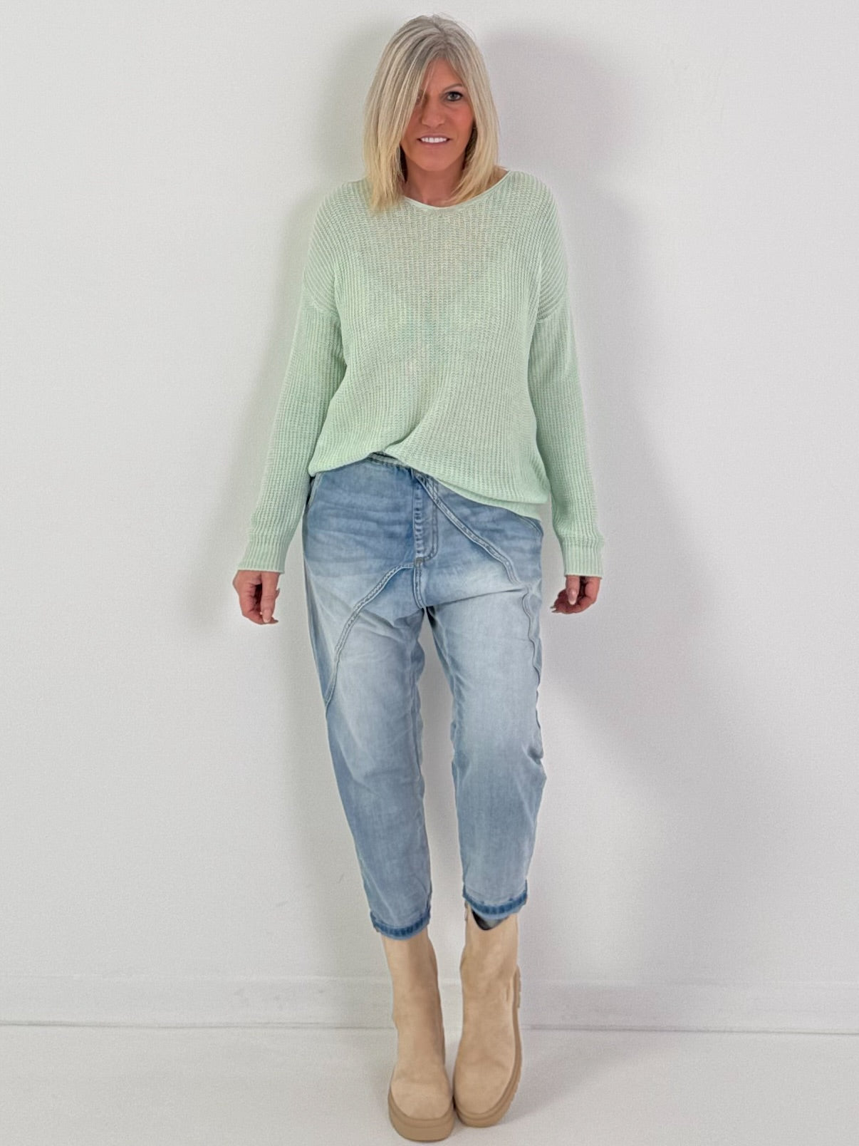 Pullover Modell "Light Essence" - mint