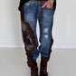 Jogg-Jeans Fashion Dog - denim-mokka