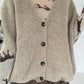 Gebreid gilet - beige