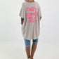 Oversized Shirt Summer - beige
