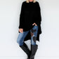 Jeans mit Herz-Patches - denim