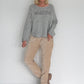 Weicher Pullover Whatever - grau