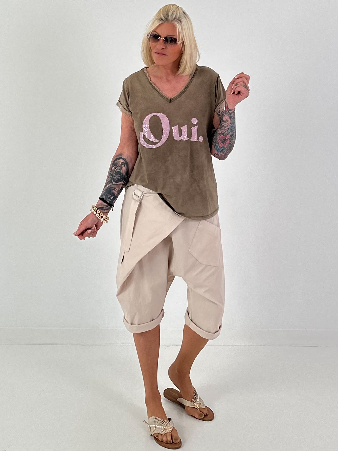 T-Shirt Oui - chocolate