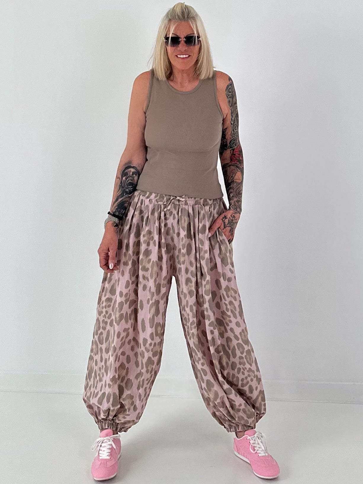 Ripp Tank Top  - taupe