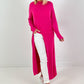 Long Pullover Modell "Calm Comfort" - pink