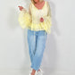 Light tunic with ruffles - yellow