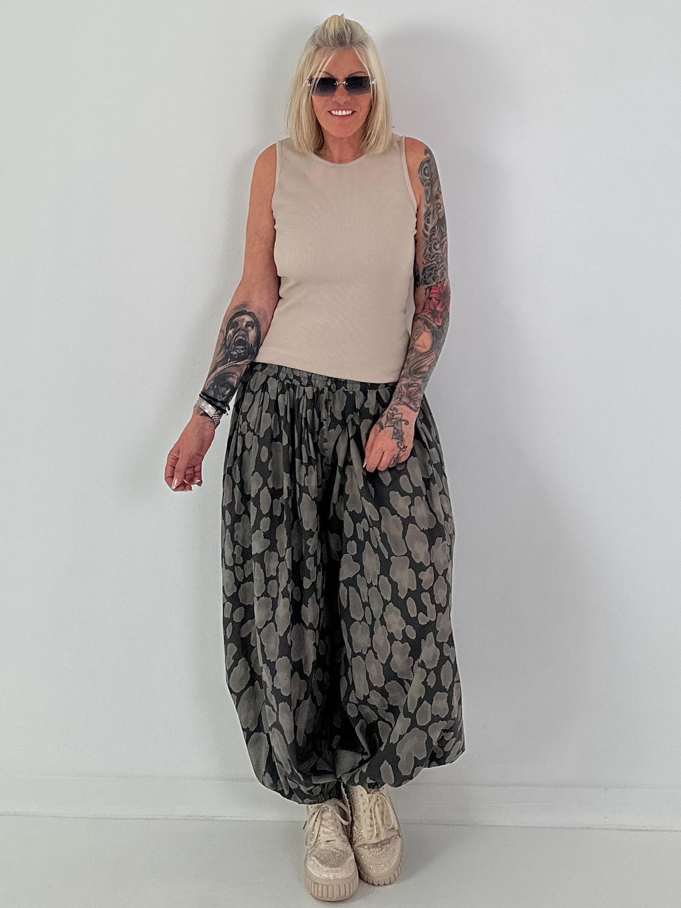 Ripp Tank Top  - beige