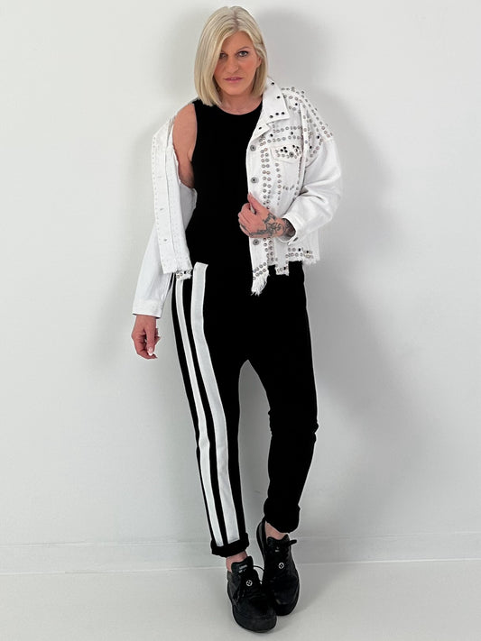 Jeansjacke Melly & Co. - weiss