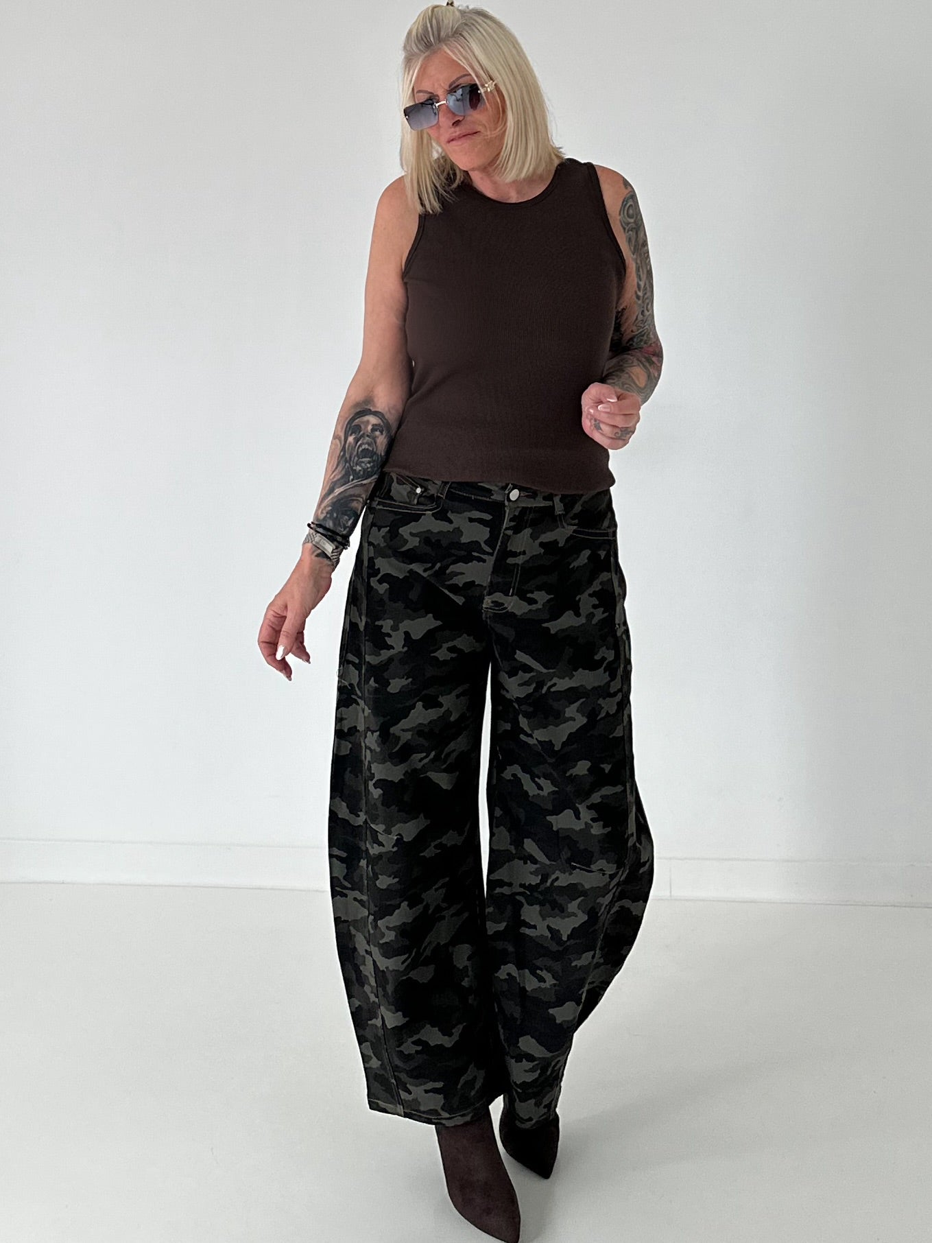 Ripp Tank Top  - mokka