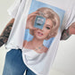 T-shirt Perfume - white-light blue