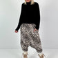 Harem pants model "Deep&amp;Wild" - beige-multicoloured