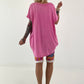 Oversized T-shirt - roze