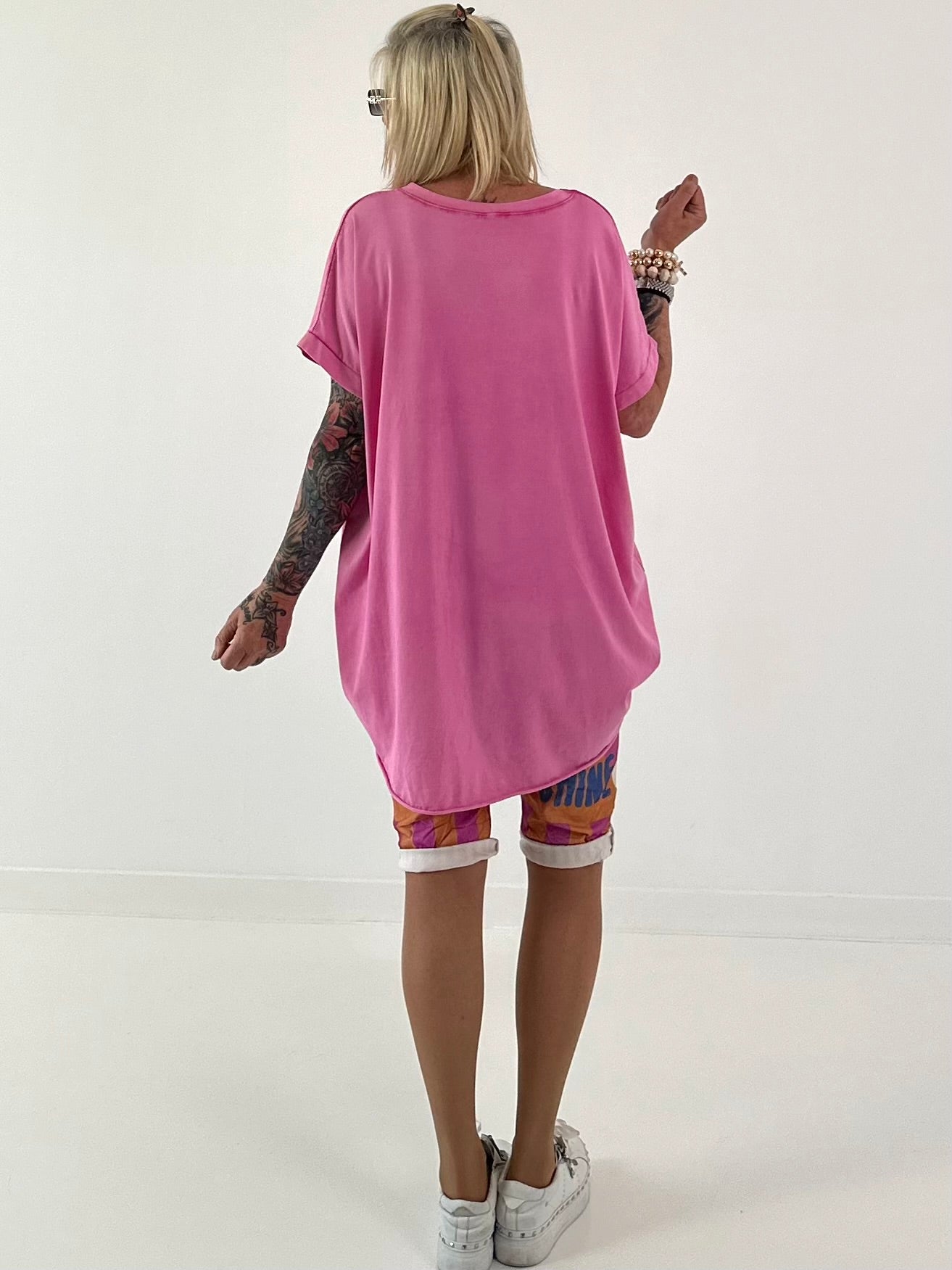 Oversized T-shirt - roze
