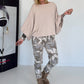 Sweater mit raffinierten Turn-Up-Ärmeln - beige
