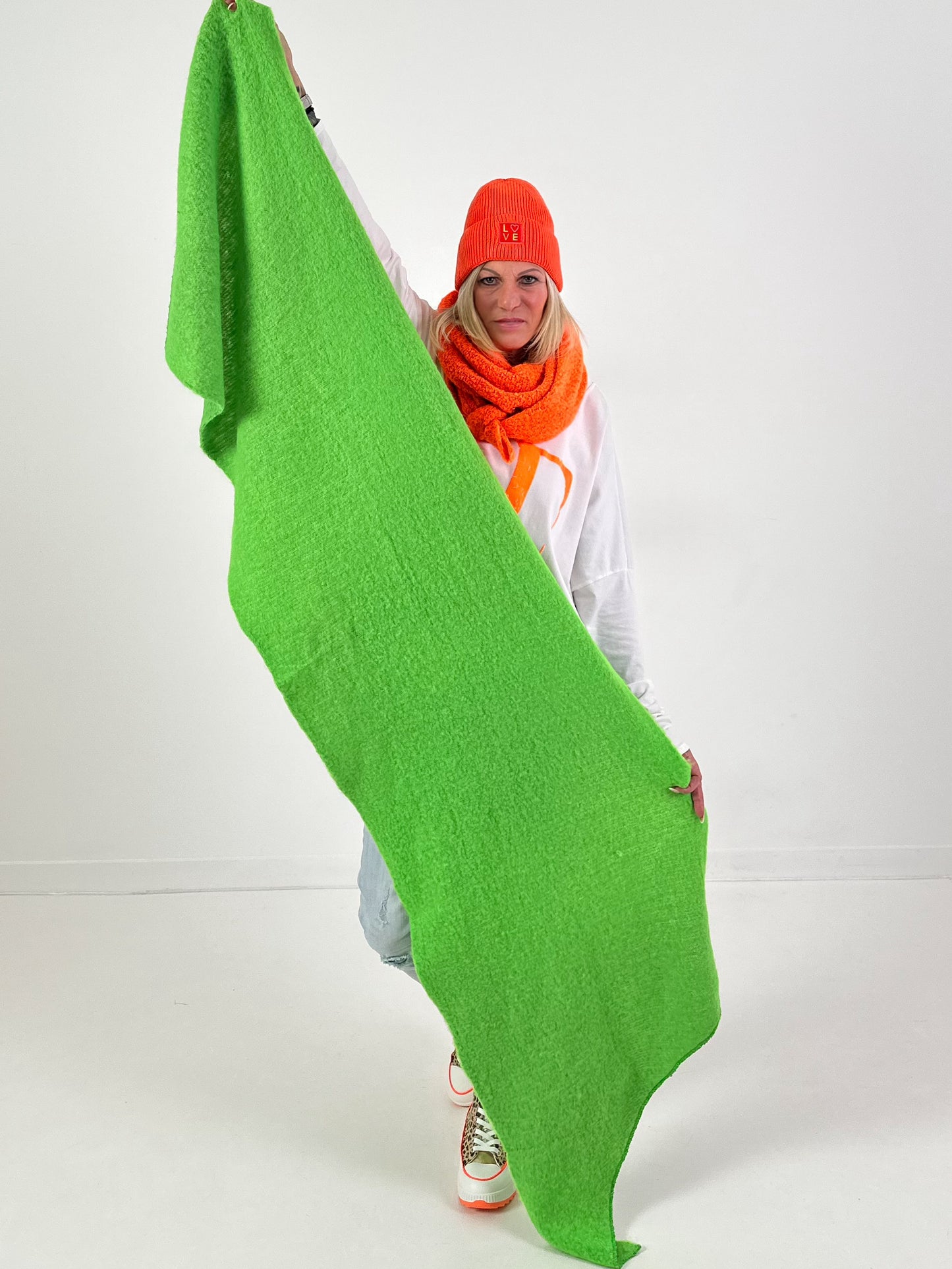 Sjaalmodel "Soft Snug" - groen