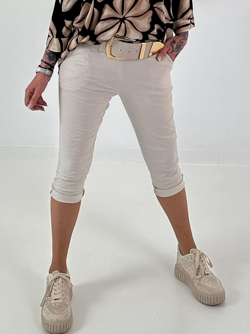 Capri Hose  - beige