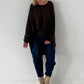 Oversized Shirt STYLE - chocolate