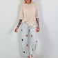 T-shirt with half sleeves - beige