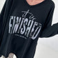 Oversized Shirt Finished - schwarz