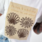 T-Shirt with Shell & Sun Print - white