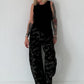 Ripp Tank Top  - schwarz