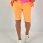 Shorts with Tie Waist - Neon Orange