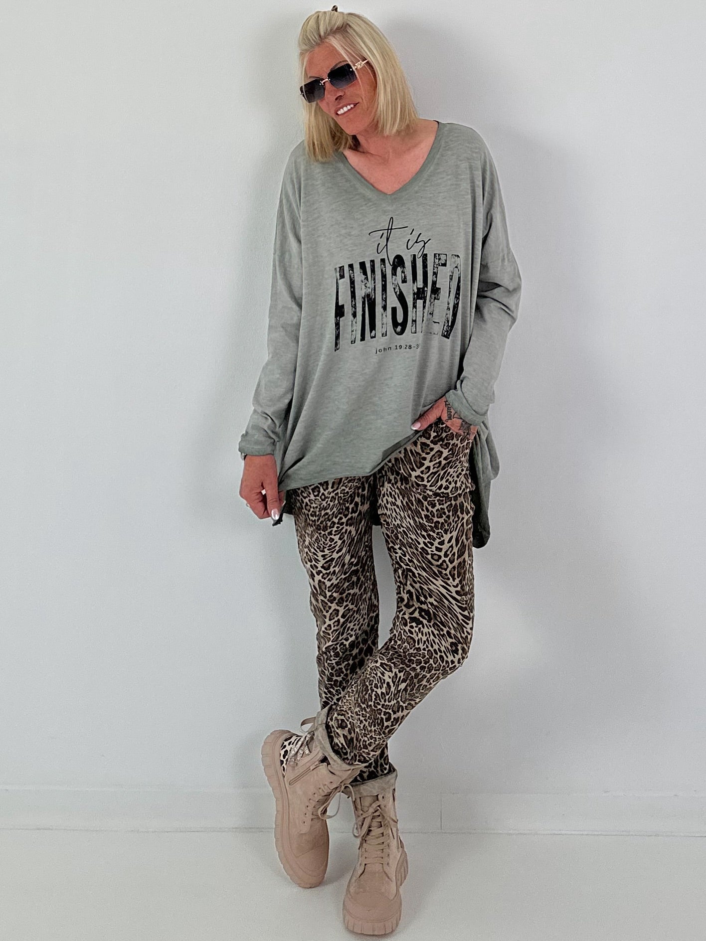 Oversized Shirt Finished - khaki