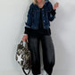 Lässiges Sweatshirt im Used-Look - schwarz