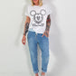 T-shirt 'My Heart' - wit