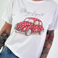 T-Shirt Magnifique - white-red
