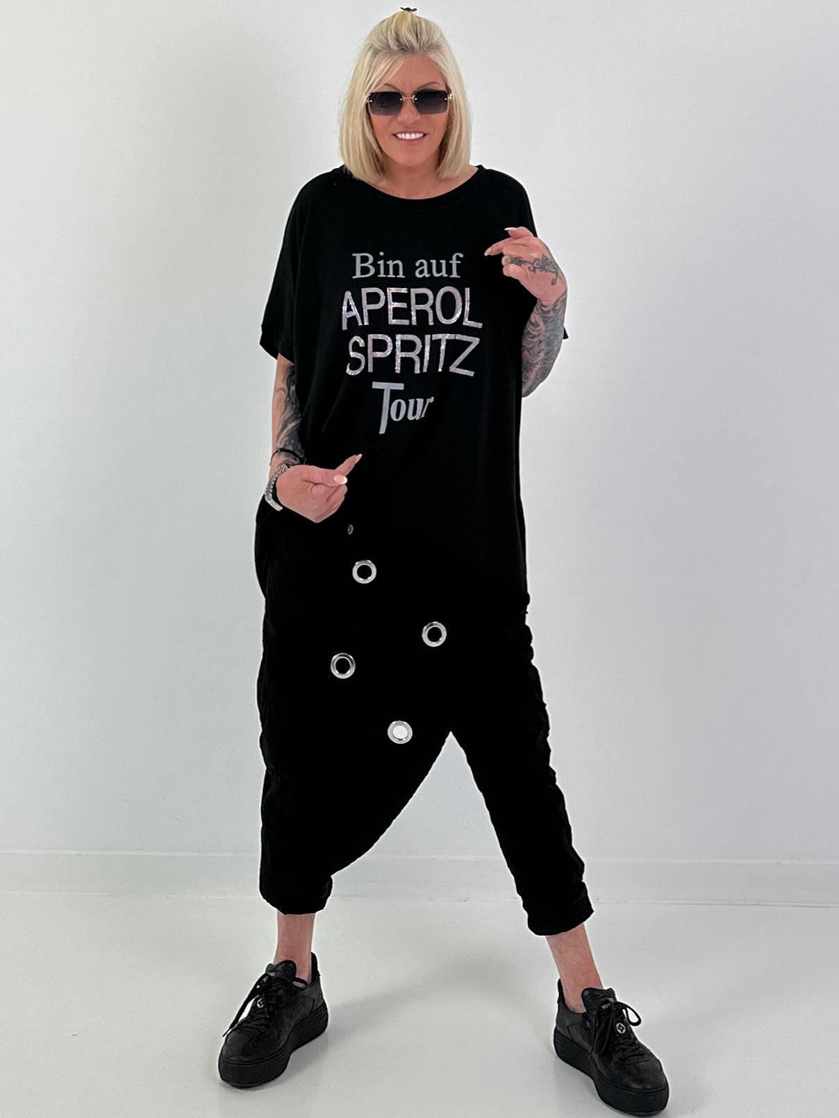 Oversized T-shirt on Tour - black