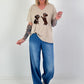 T-Shirt Dachshund - beige
