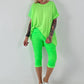 Oversized T-Shirt - neongrün
