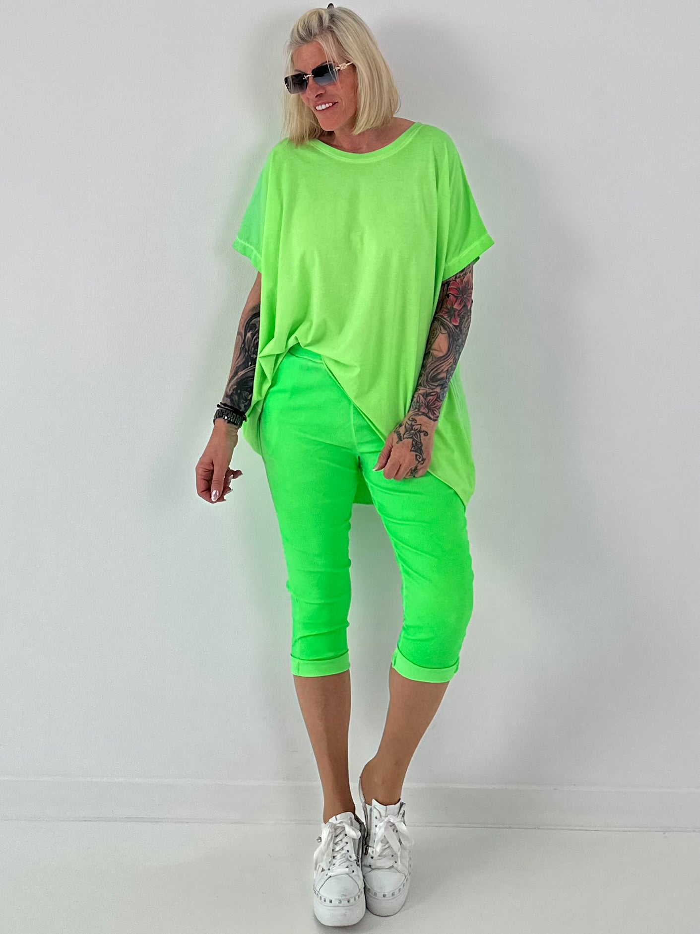 Oversized T-Shirt - neongrün