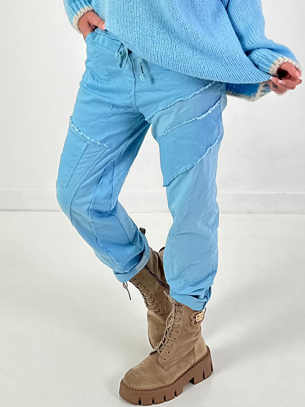 Hose Modell "Rough Flow" - blau