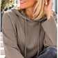 Ripp-Hoodie - taupe