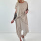 Oversized T-shirt - beige
