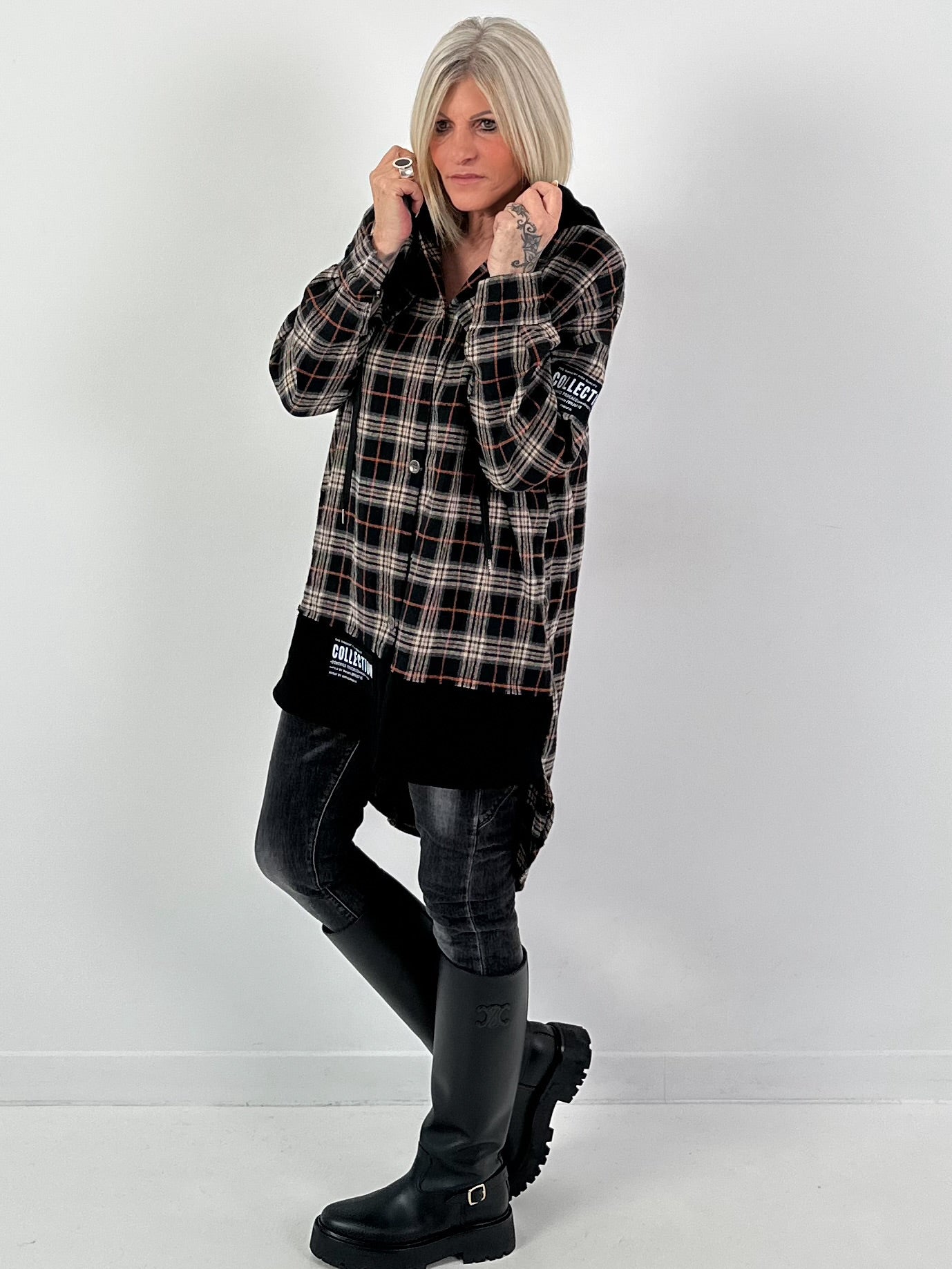 Jeans Modell "Shadow Fade" - used-black