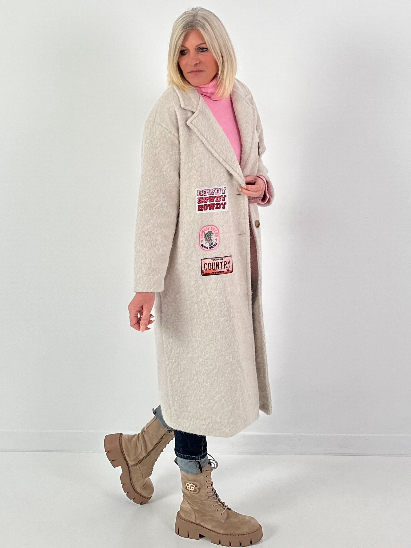 Jas model "Howdy Heart" - beige