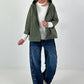Lightweight hooded jacket - olive