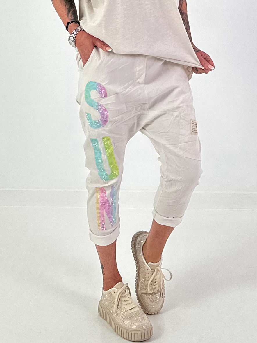 Baggy Trousers Sun - beige