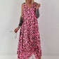 Leo Sommerkleid mit Raff-Detail - neonpink