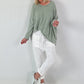 Oversized Shirt stone washed - khaki ( lieferbar ab ca. 16.07.26)