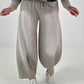 Lässige Sweat Ballonhose im Used-Look - taupe
