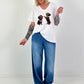 T-Shirt Dachshund - white