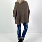 Oversized sweater model "Snuggle Arctic" - taupe