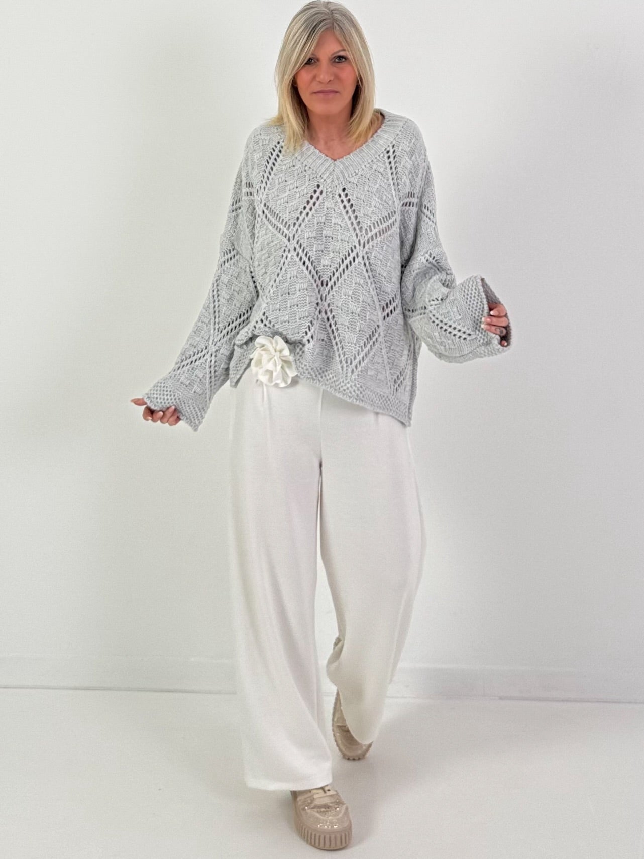 Hose Modell "Blossom Ease" - weiss